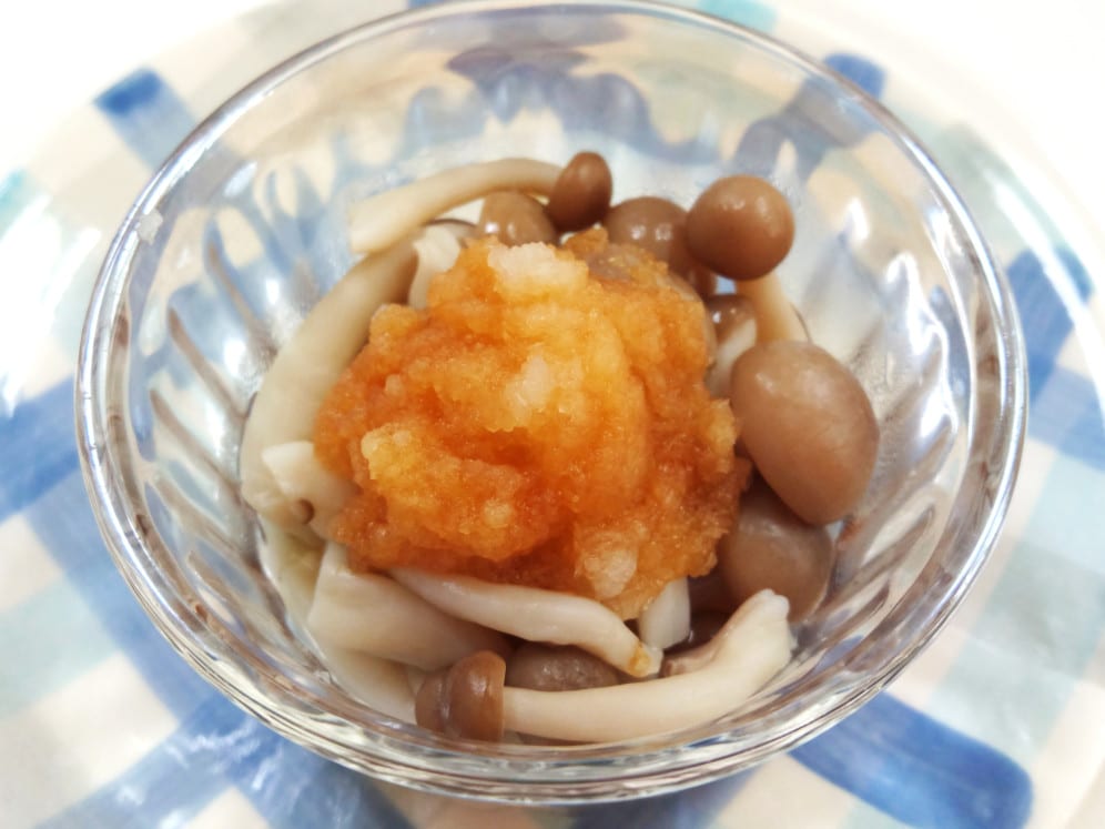 きのこのポン酢おひたし