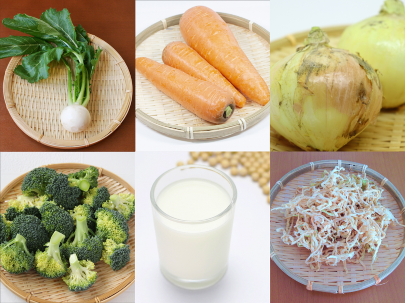 ホットスムージーの材料